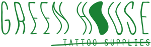 Green House Tattoo Supplies Logo green